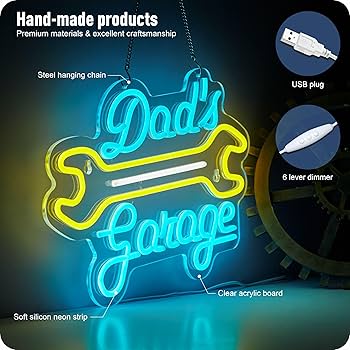 GARAGE ネオンサイン ガレージ HAVE A GOOD DAY インテリア ガレージ LED ロープ ネオンサイン GARAGE インテリア